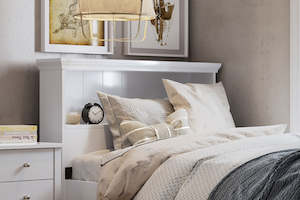 Adventure Panelled Headboard with Shelf