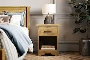Villager 1 Drawer Bedside Table