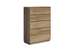 Tallboys: Fawn 5 Drawer Tallboy