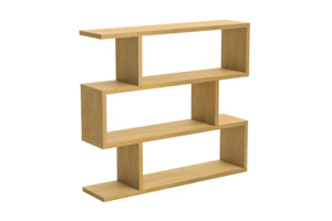 Zeta 1079H Bookcase - Pine