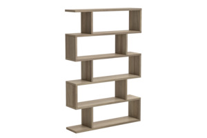 All: Zeta 1779H Bookcase - Ash
