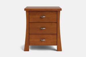 Hudson 3 Drawer Bedside Table