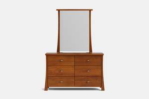 Hudson: Hudson 6 Drawer Dresser & Mirror