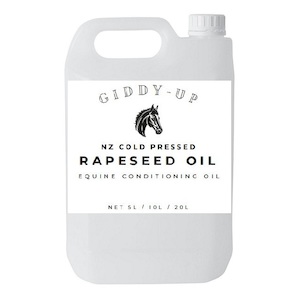 Products: GIDDY-UP EQUINE CONDITIONING RAPESEED OIL - Cocavo