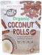 Organic Coconut Rolls Chocolate 140g - Cocavo
