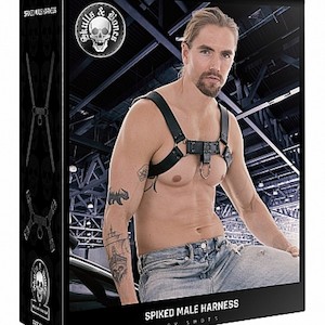 Products: Skulls And Bones Male Harness Ouch - Cocobella