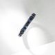 Sianna - White Gold & Sapphire Eternity Ring - Coco Florence