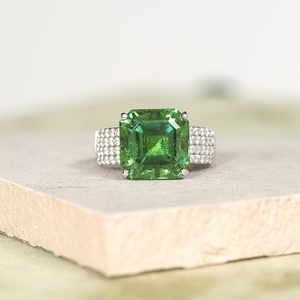 Products: Uma - Tourmaline & Diamond Ring - Coco Florence