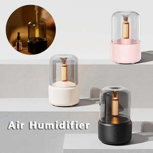 Atmosphere Light Humidifier Candlelight Aroma Diffuser Portable 120ml Electric U&hellip;