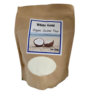 Products: White Gold Organic Coconut Flour 500g - Coconut Oil