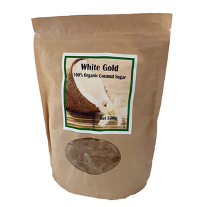 Products: White Gold Organic Coconut Sugar 500g - Coconut Oil