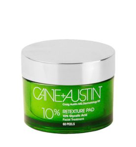 Cane Austin: Cane+Austin 10% Glycolic Retexture Pads