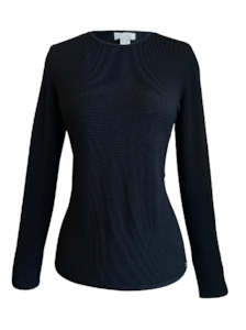 Crew Neck Jumper (Black)