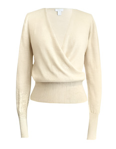 Wrap Knit Top (Natural)