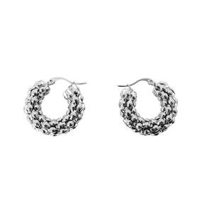 Jewellery 1: Coco Hoop Earrings (Silver)