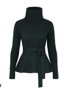 SPECIAL ORDER Illustration Peplum Sweater