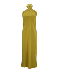 Halter Slip Dress (Citrus)