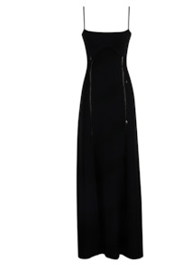 Matchmaker Knit Panelled Midi (Black)
