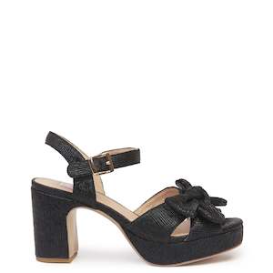 Zsa Zsa Heel (Black Pleats)