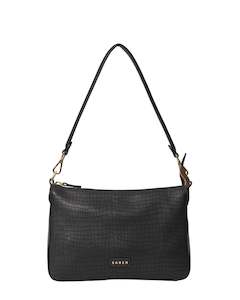 Wallets Bags: DANE SHOULDER BAG  (Black Luxe Emboss)