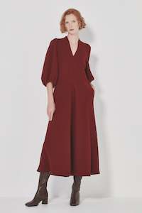 Shjark 1: The Swinton Dress (Merlot)