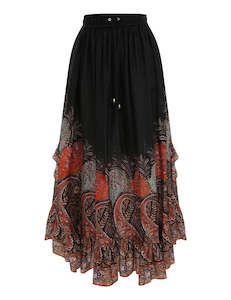 Skirt: SPECIAL ORDER Rhiannon Ruffle Maxi Skirt