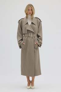 Dillon Trench Coat (Taupe)