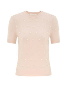 Tops 1: Hypnotic Beaded Knit Tee