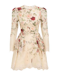 SPECIAL ORDER Hypnotic Lace Trim Mini Dress