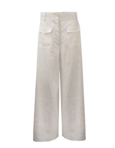 Pants: Linen Pocket Pant