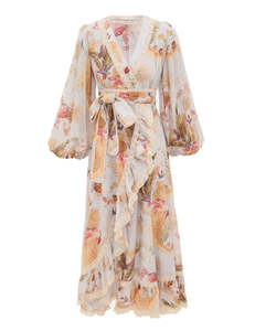 Zimmermann: SPECIAL ORDER Ascension Frill Midi Dress