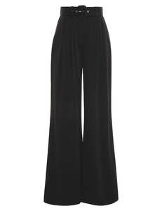 Zimmermann: Silk Tuck Pant (Black)