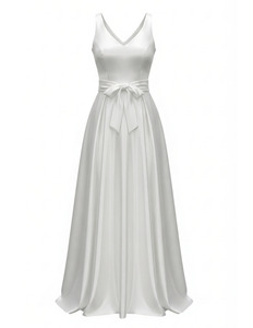 Dresses: Dita Dress F/L -(Ivory)