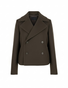Khloe Cropped Jacket (Olive)