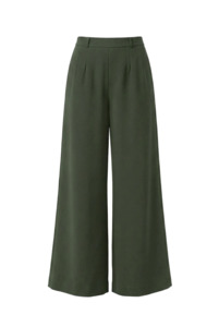 Taania Pant Wide Leg (Khaki)