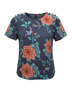Tops 1: Button Tee (Dahlia)