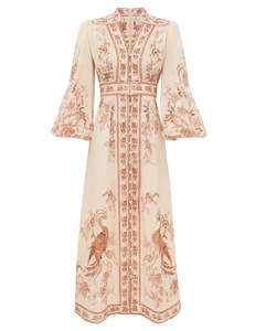Dresses: SPECIAL ORDER Indra Plunge Midi Dress