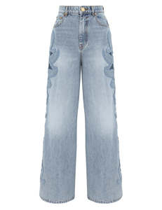 Pants: SPECIAL ORDER Alchemy Applique Relaxed Flare