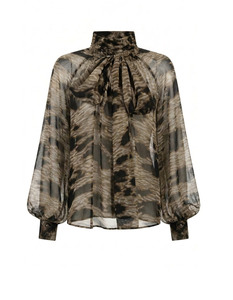Paris Blouse (Leopard)