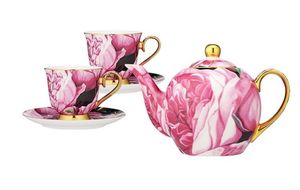 Tea Sets: Ashdene Blooms Blush Teapot Set