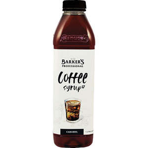 Sugar & Sweets: Barkers Caramel Coffee Syrup 1L