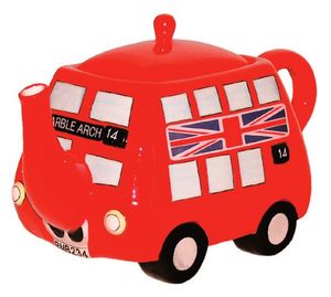 Dakota & Novelty Teapots and Mugs: Dakota London Bus Teapot Small