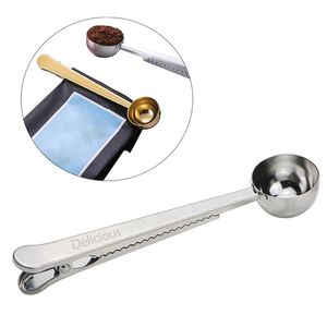 Coffee or Tea Scoop with Clip