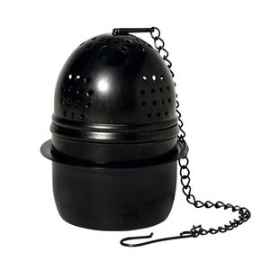 Filters: Infuser - Black Egg with Chain & Dish
