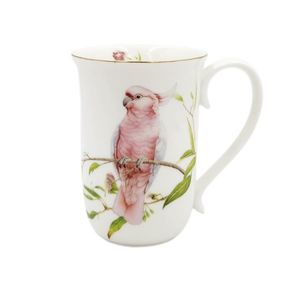 Mugs - Animal Designs: ​Cockatoo Pink & White - Mug by PNC