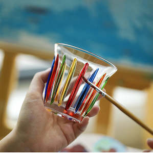 Coffee Cups & Mugs: MHW-3BOMBER Arabic Glass Coffee Cup Set 280/320/480ml Art Hand-Painted Espresso Cups Home Cafe