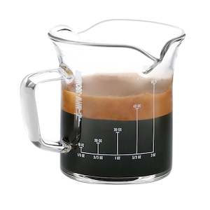 MHW-3BOMBER Double Espresso Shot Glass 2oz Double Spouts Espresso Measuring Cup &hellip;