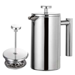 Coffee Makers: 350ml/800ml/1000ml Coffee Maker Pot French Press Stainless Steel Double Walled Insulated Coffee