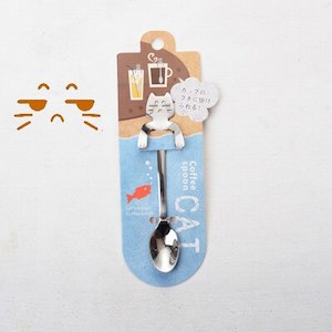 CHANOVEL 1Pcs Stainless Steel Cartoon Cat Spoon Creative Coffee Spoon Ice Cream &hellip;