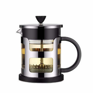 Coffee Pots: Stainless Steel Portable French Press Coffee Pot Tea Maker Machine Moka With Strainer Filter